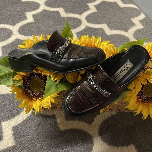 Vintage Brighton Slide-on Leather Shoes Made in Italy - Picture 3 of 14